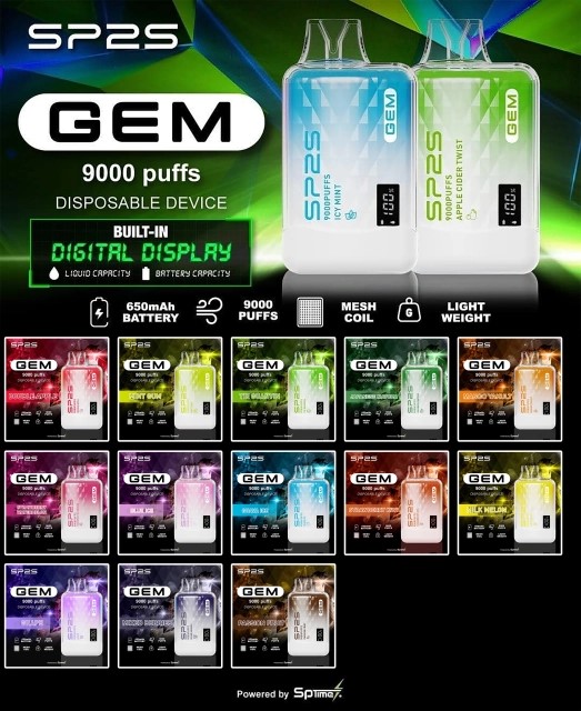 SP2S 電子煙拋棄式(9000口)