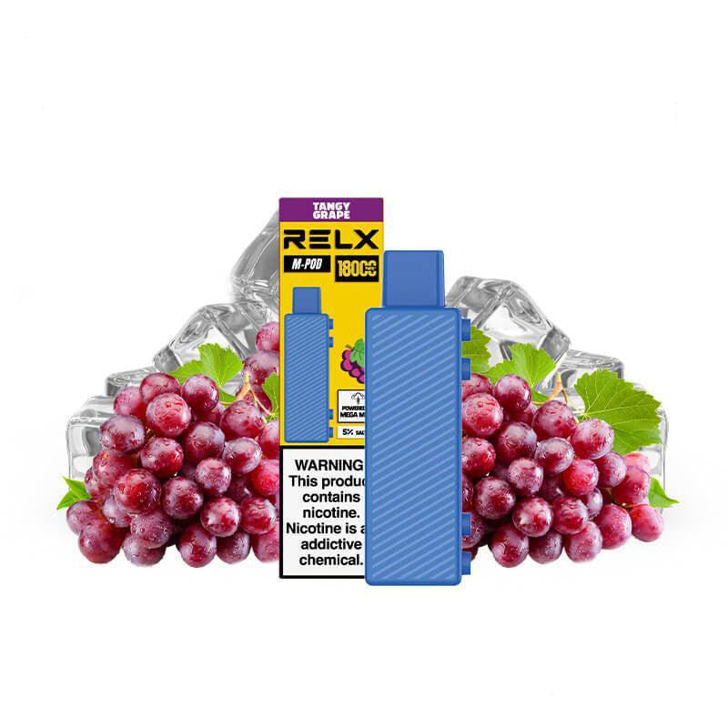 RELX積木電子煙18000puffs煙彈葡萄口味智能顯示屏