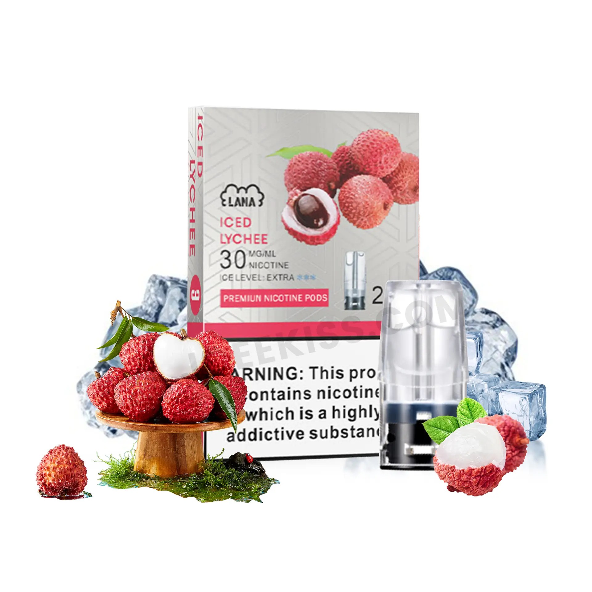 lana煙彈荔枝口味一代主機通用